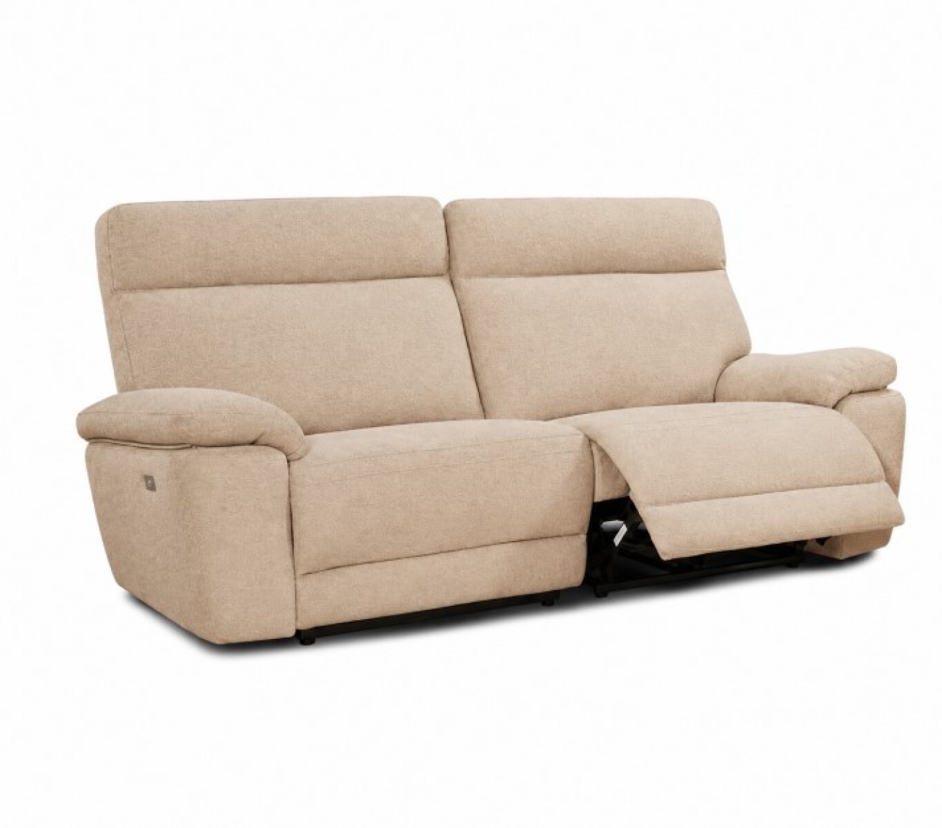 Sofá Recliner Eléctrico 3 Cuerpos Beige | Sofá Reclinable Eléctrico | Living 