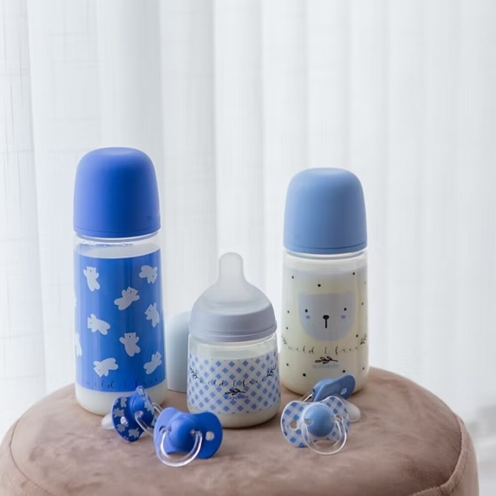 Set x2 Chupete 0-6m Anatómico suavinex - bears new celeste cuadrille