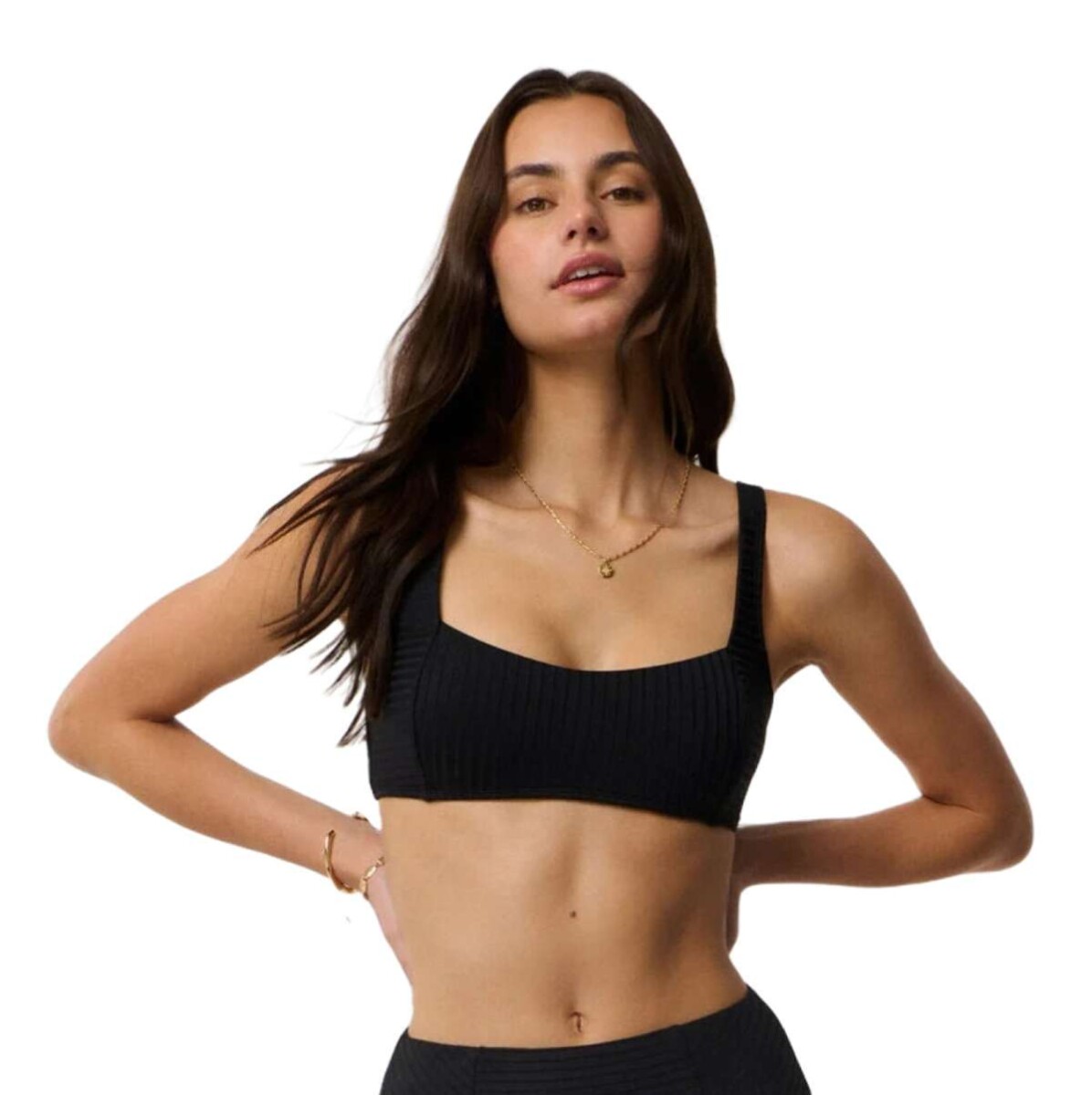 Corpiño Rip Curl Premium Surf Multi Fit Crop - Negro 