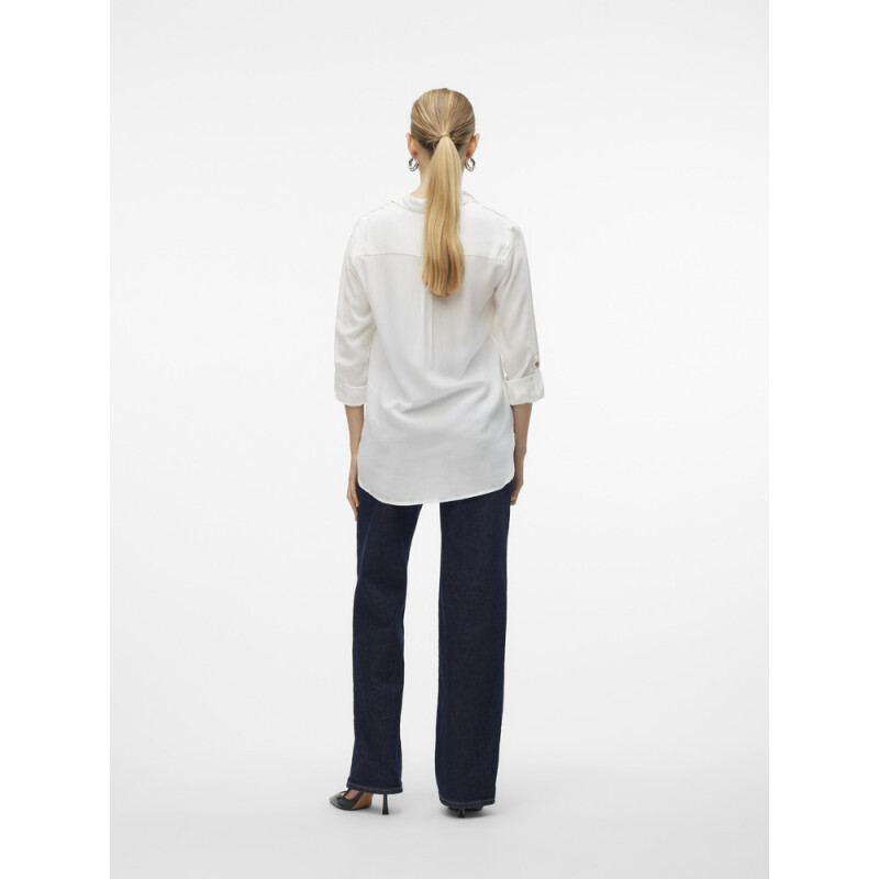 VMBUMPY L/S SHIRT NEW WVN GA NOOS SNOW WHITE