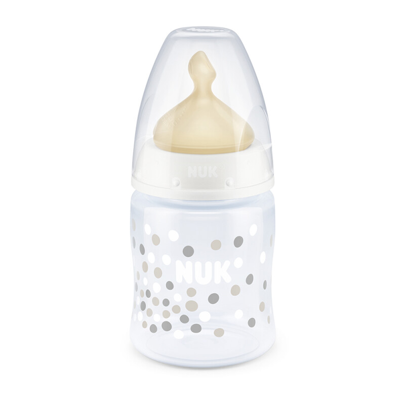 Mamadera Nuk 150 Ml. Látex C/control Temp. Blanca Mamadera Nuk 150 Ml. Látex C/control Temp. Blanca