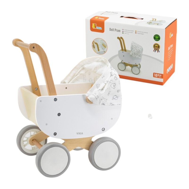 Cochecito de Muñecas de Madera Viga Cochecito de Muñecas de Madera Viga