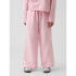 GAUZE WIDE LEG PANT ROSE MIST