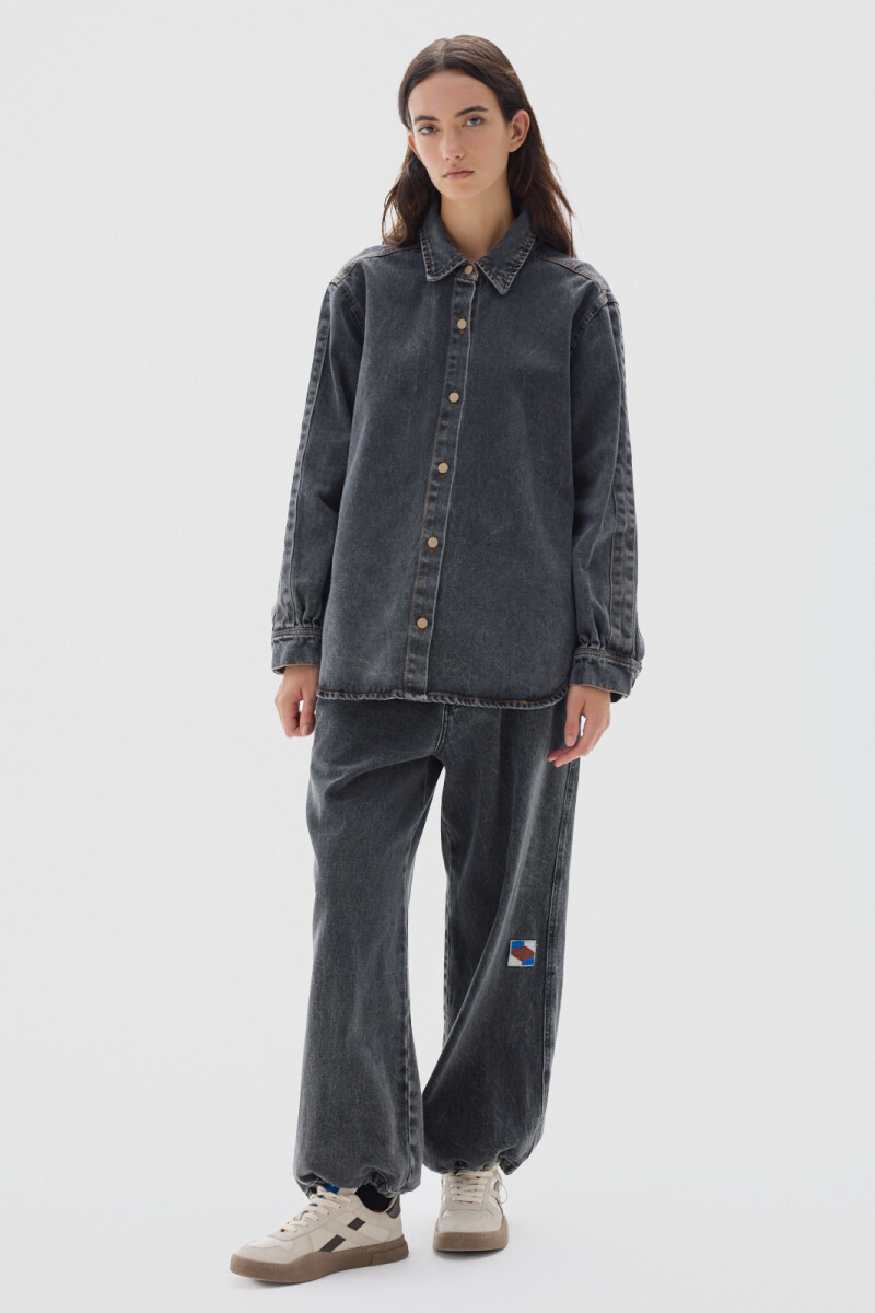 Camisa Noble Denim Soft Stone