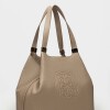 Bolso Eterial en cuero graneado Taupe Niquel