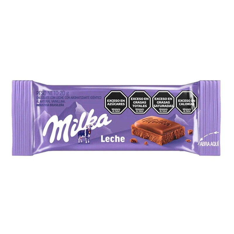 Chocolate Milka Con Leche 20 Grs. Chocolate Milka Con Leche 20 Grs.