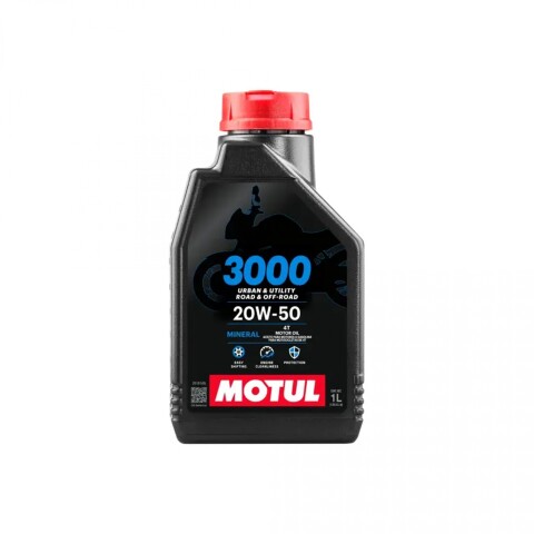 20W50 Motul Moto 4T 3000 1L 20W50 Motul Moto 4T 3000 1L
