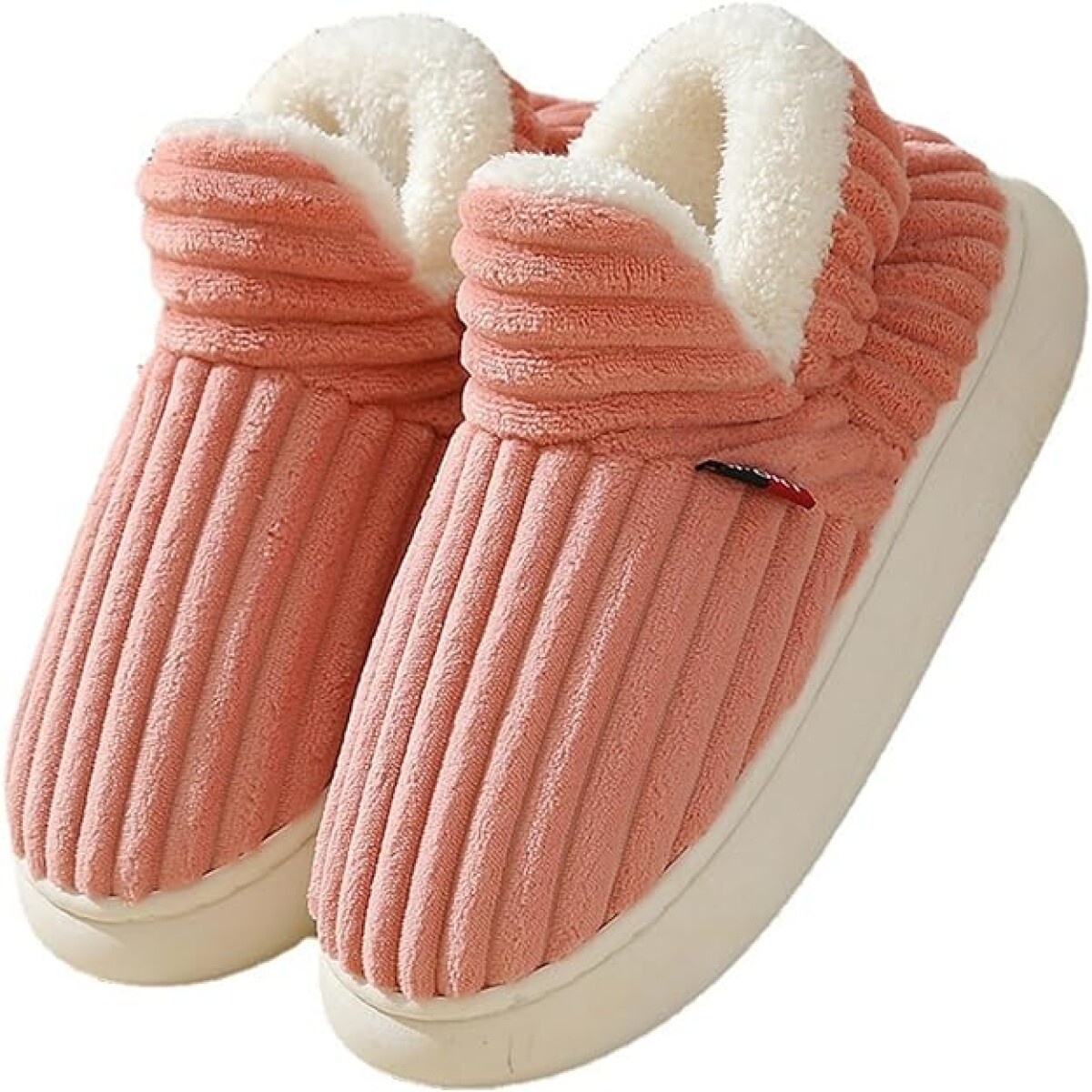 Pantufla de Felpa Super Abrigadas Antideslizante Unisex - Rosa 