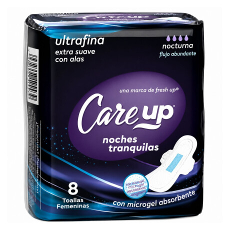 TOALLAS FEMENINAS CARE UP NOCTURNA X 8 UNIDADES TOALLAS FEMENINAS CARE UP NOCTURNA X 8 UNIDADES