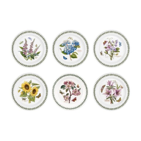 PORTMEIRION BOT GARDEN PLATO PLAYO 25 CM SET x 6 PORTMEIRION BOT GARDEN PLATO PLAYO 25 CM SET x 6