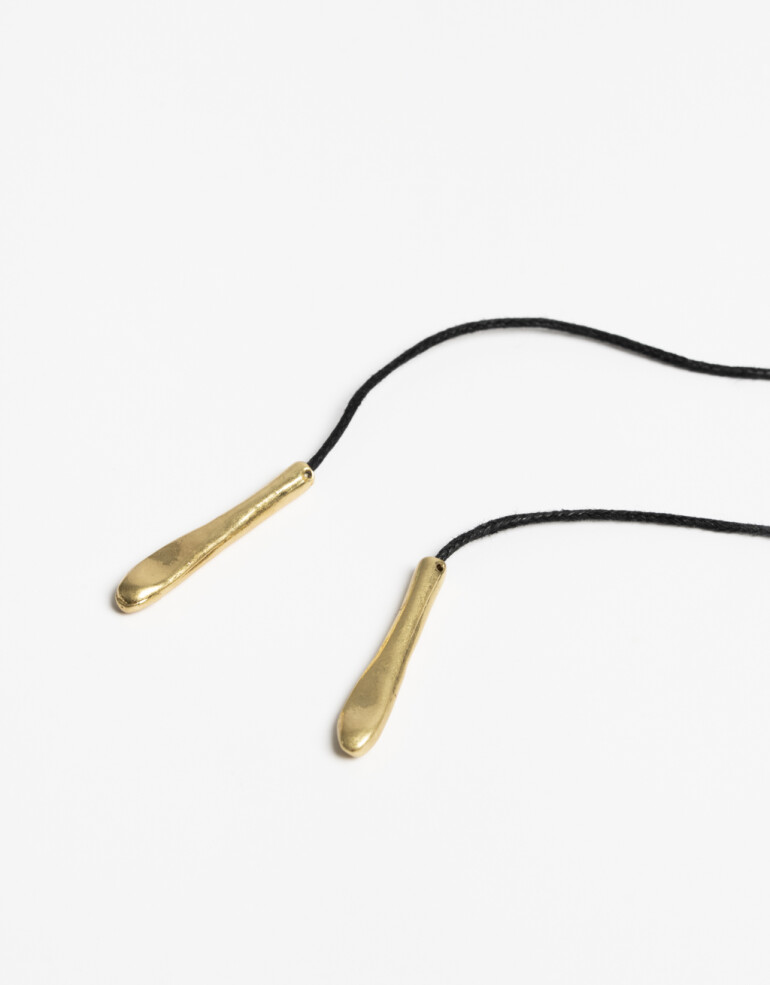 Collares Largos Resina Collar Largo Resina - Marron Carey