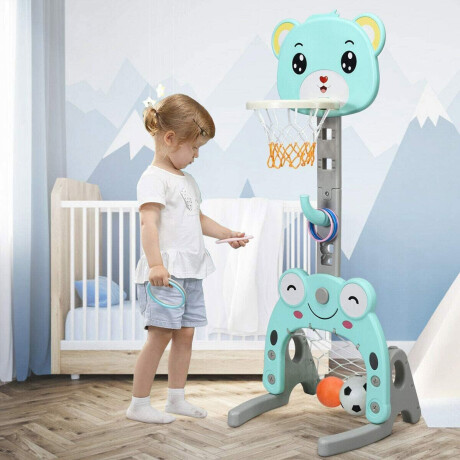 Set Infantil 3en1 Tablero Basket Arco De Fútbol + Accesorios Set Infantil 3en1 Tablero Basket Arco De Fútbol + Accesorios
