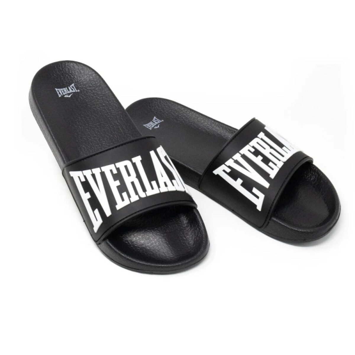 MEN EVERLAST SLIDES BK 9 - WT/BK 