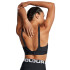 UA Infinity Mid 2.0 Bra-ORG BLK-002
