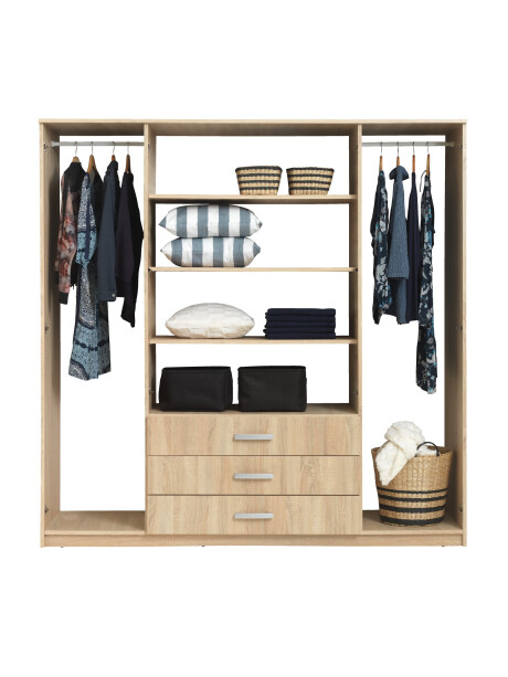 Armario VELLERUP 200x200 combi roble Armario VELLERUP 200x200 combi roble