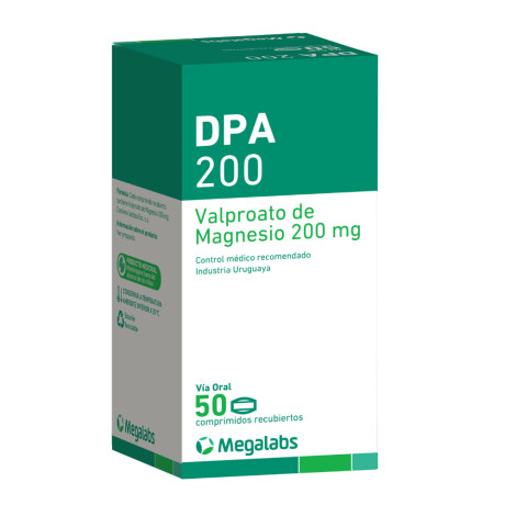 DPA 200mg 50 Comprimidos DPA 200mg 50 Comprimidos