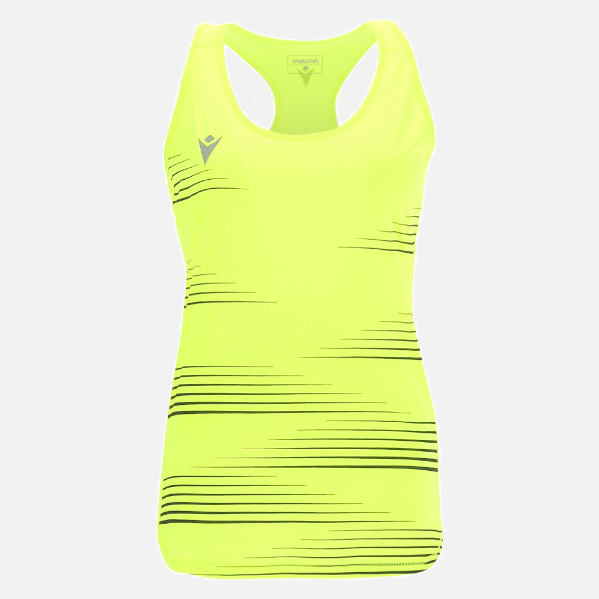 MUSCULOSA DE RUNNING MACRON - MODELO DOLLY AMARILLO NEON