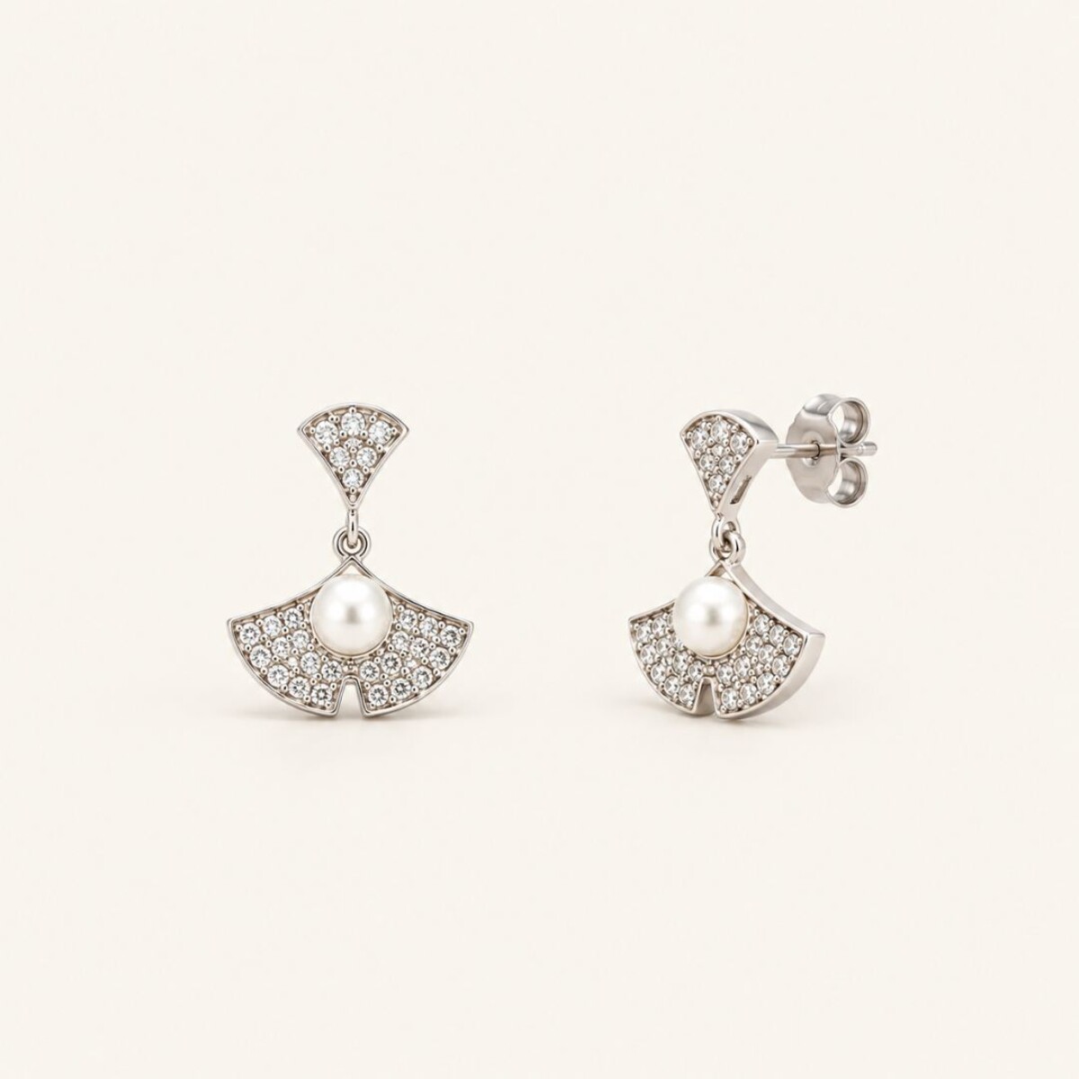 Caravanas Ginkgo - Plata 925 