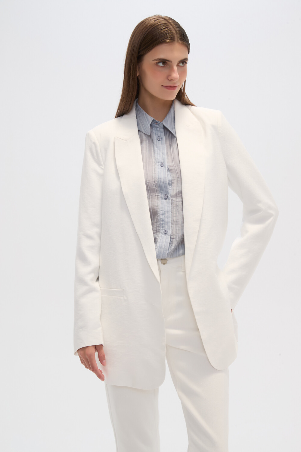 Blazer Lasca Marfil / Off White