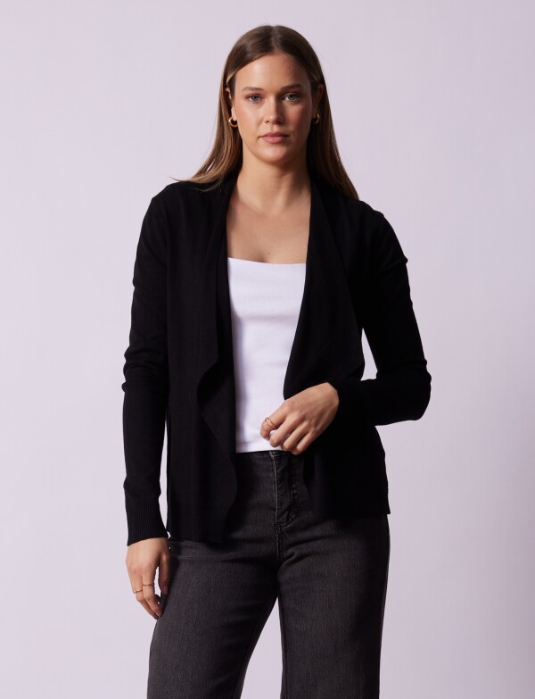 Cardigan Abierto NEGRO