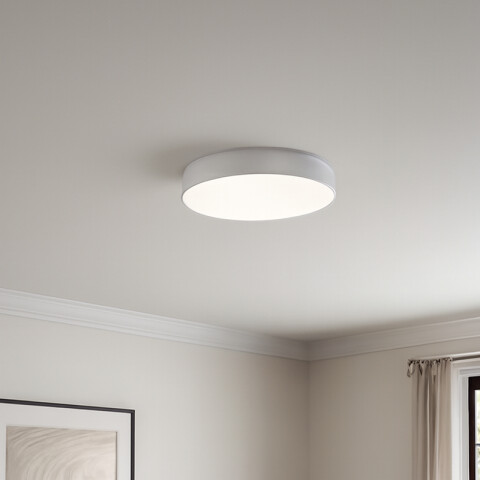 Plafón LED 12W neutro 240V Ø120mm blanco NV2166