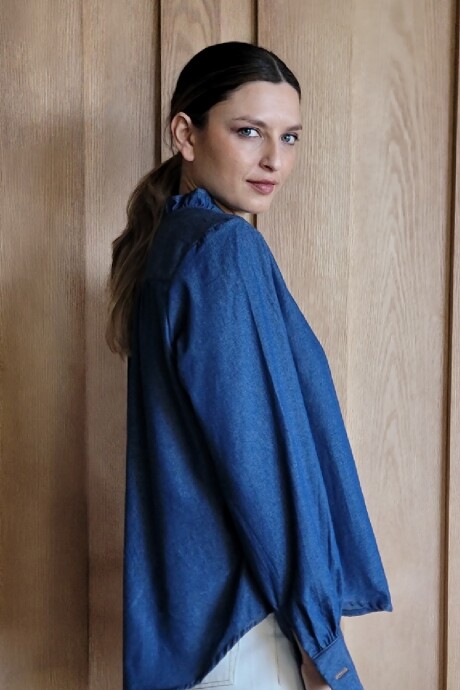 Blusa Sur Denim Azul