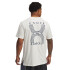 UA RUN 96 SHORTSLEEVE-ORG WHT-114