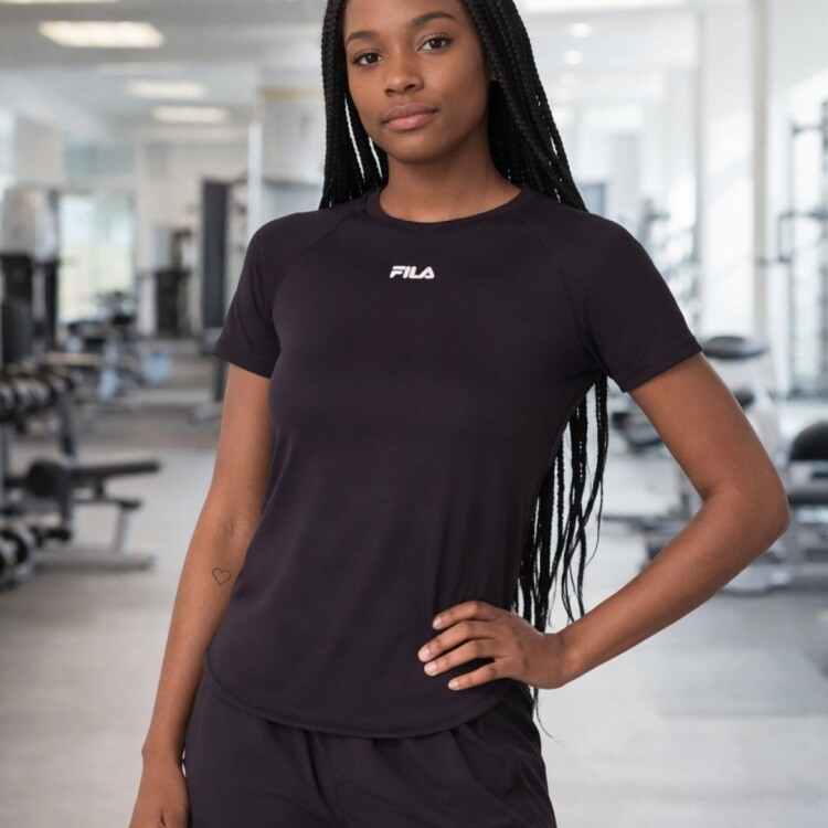 REMERA DEPORTIVA BIO III FILA NEGRO