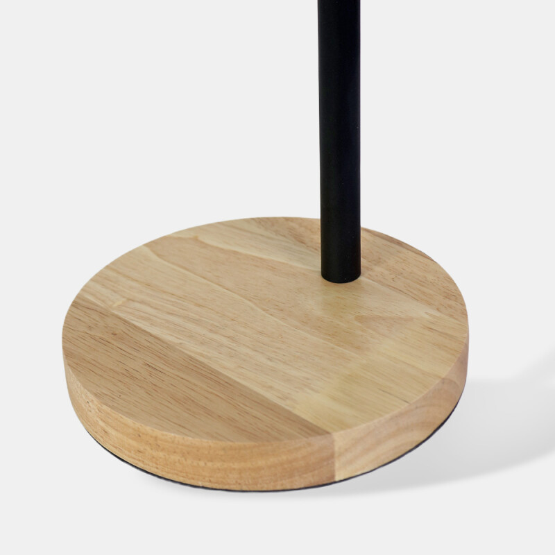 LAMPARA NEGRA/BAMBU 40X14CM Unica