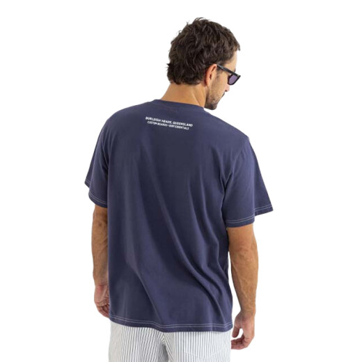 Remera Rhythm Mechanics Vintage - Azul Remera Rhythm Mechanics Vintage - Azul