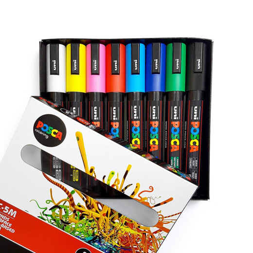 Marcadores Uni Posca 1.8-2.5mm Pack 8 Colores Marcadores Uni Posca 1.8-2.5mm Pack 8 Colores