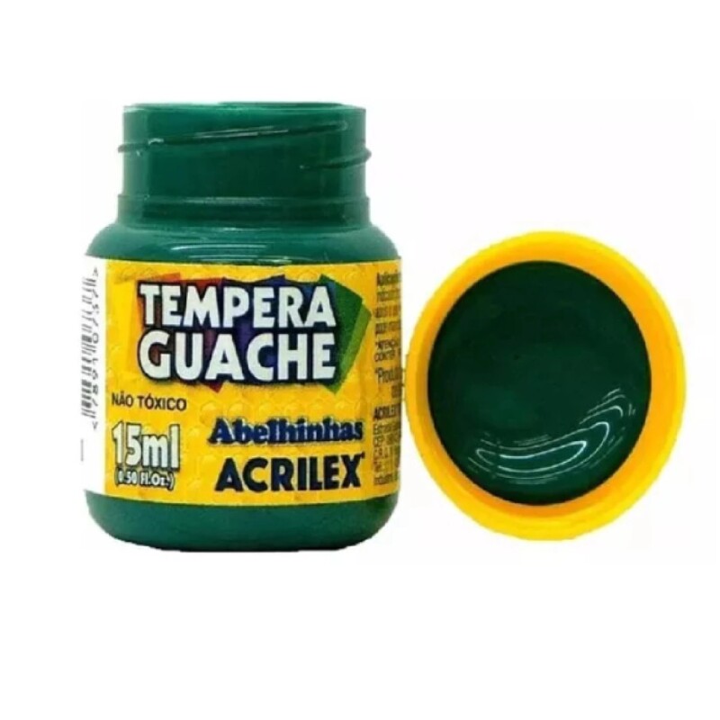 Témpera 15Ml Verde Bandera Acrilex #Témpera Acrilex 15Ml Verde Bandera