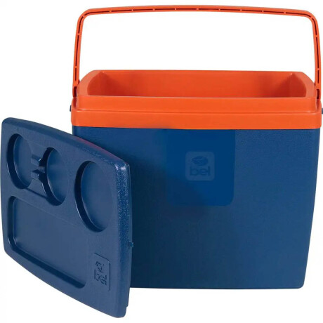 Conservadora Bel 18 Litros Heladerita Térmica Playa Azul-Naranja