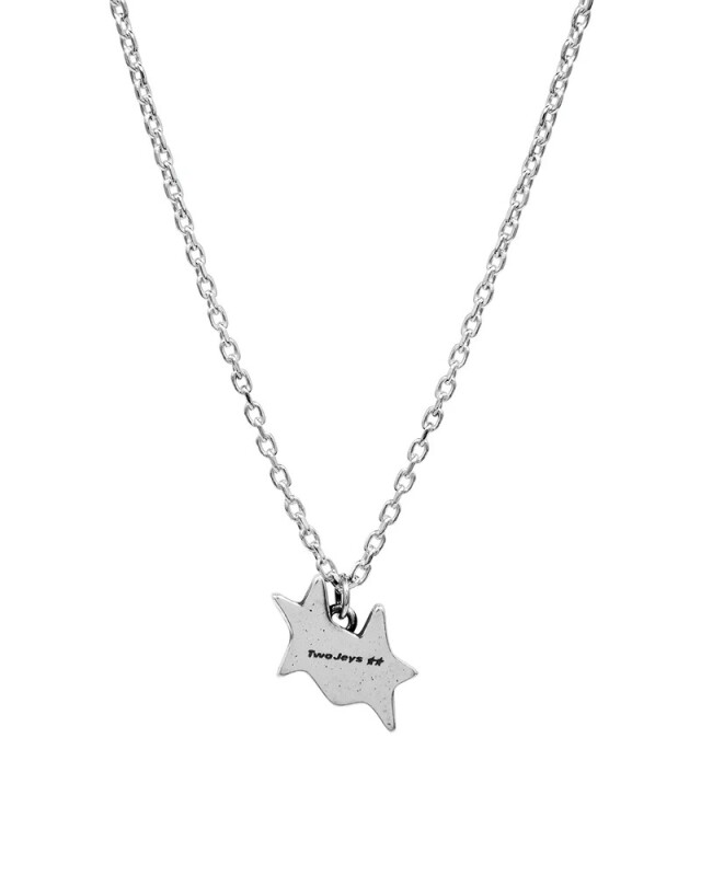 TwoJeys Collar Tilted Enameled Plata TwoJeys Collar Tilted Enameled Plata