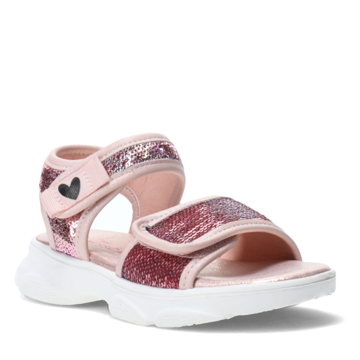 Sandalia de Niña Mini Miss Carol SHINE con lentejuelas y velcro MINI MissCarol - Rosado 
