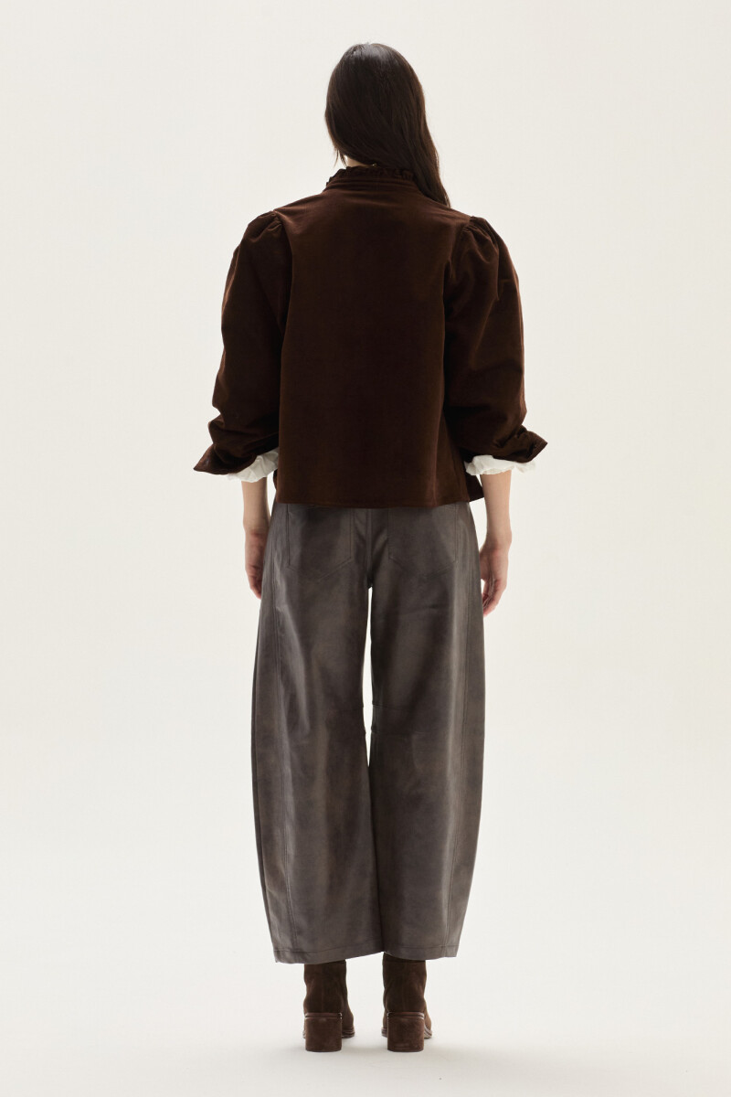 Camisa Tavi Chocolate