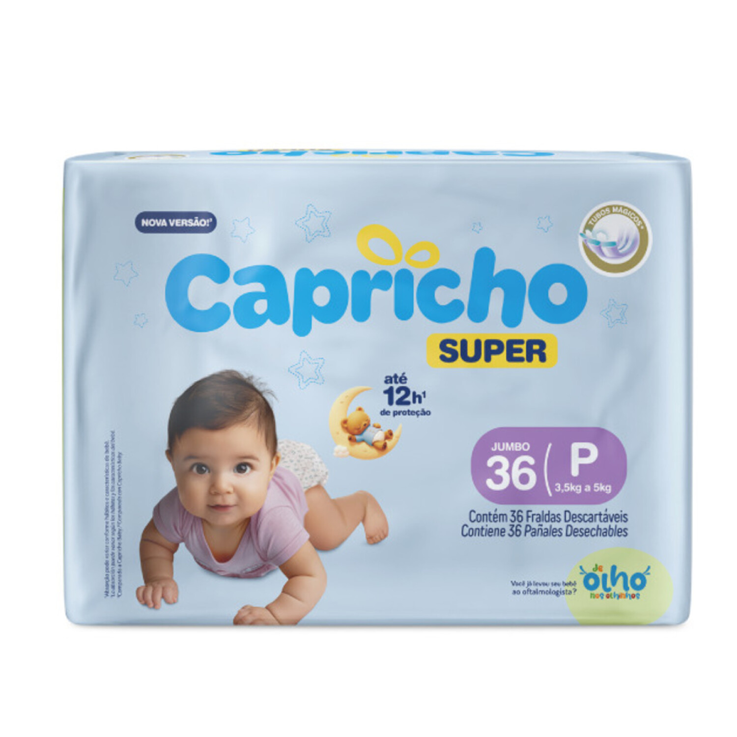 CAPRICHO PAÑAL SUPER PEQ PAQ X 36