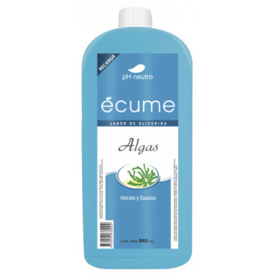 Respuesto Jabón Ecume De Glicerina Y Algas 980 Ml. Respuesto Jabón Ecume De Glicerina Y Algas 980 Ml.