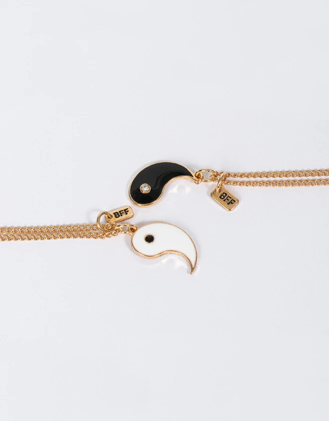 Collares para compartir Para Compartir Collares Para Compartir Yin Yang - Dorado