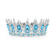 CORONAS DE METAL Gp135/plateada/celeste
