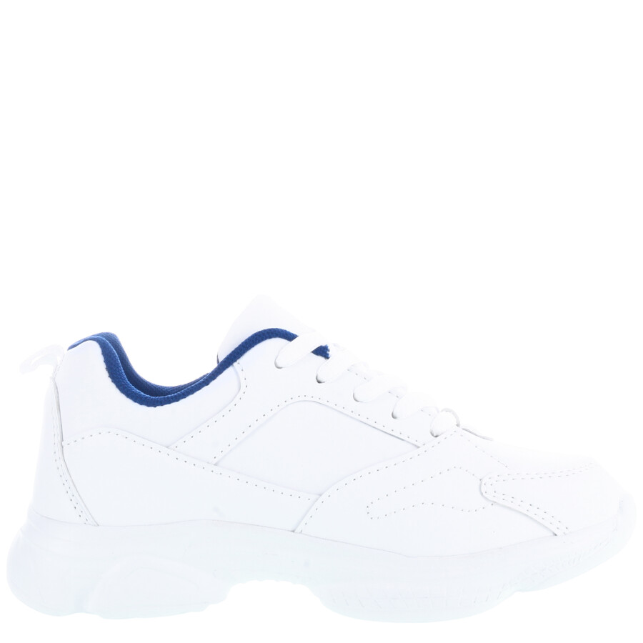 Championes Infantiles Push ARTI con forro en contraste Blanco - Azul Marino