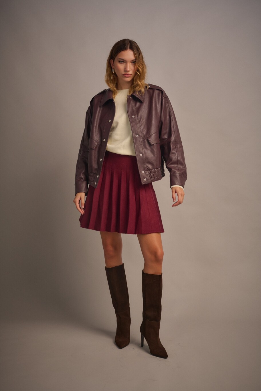 Campera Kenia Bordó