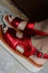 Sandalia Cut Out Rojo