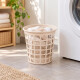 Cesto redondo calado 9 lts BEIGE