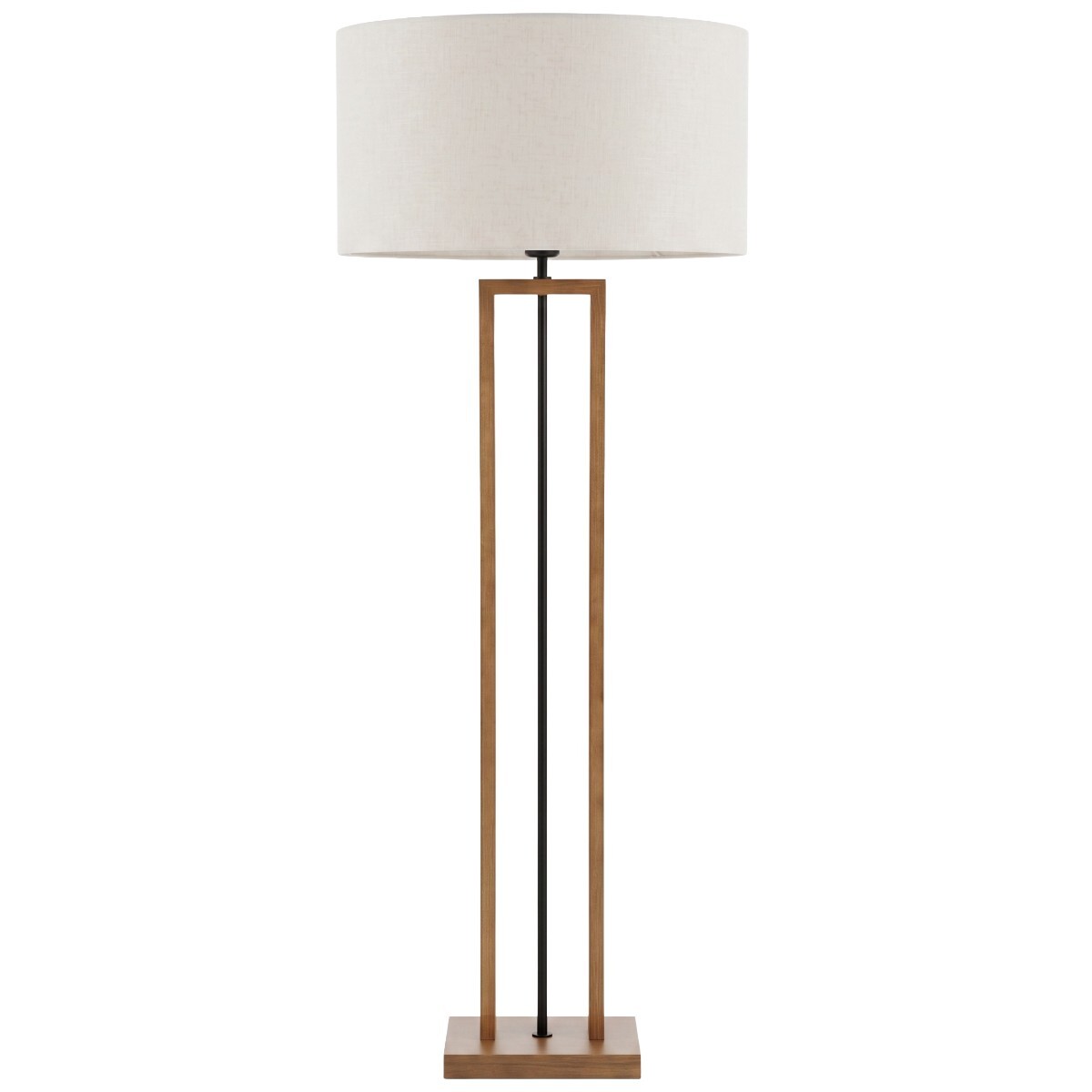 LAMPARA DE PIE IMBUIA CUP BEIGE CL/MARRON 
