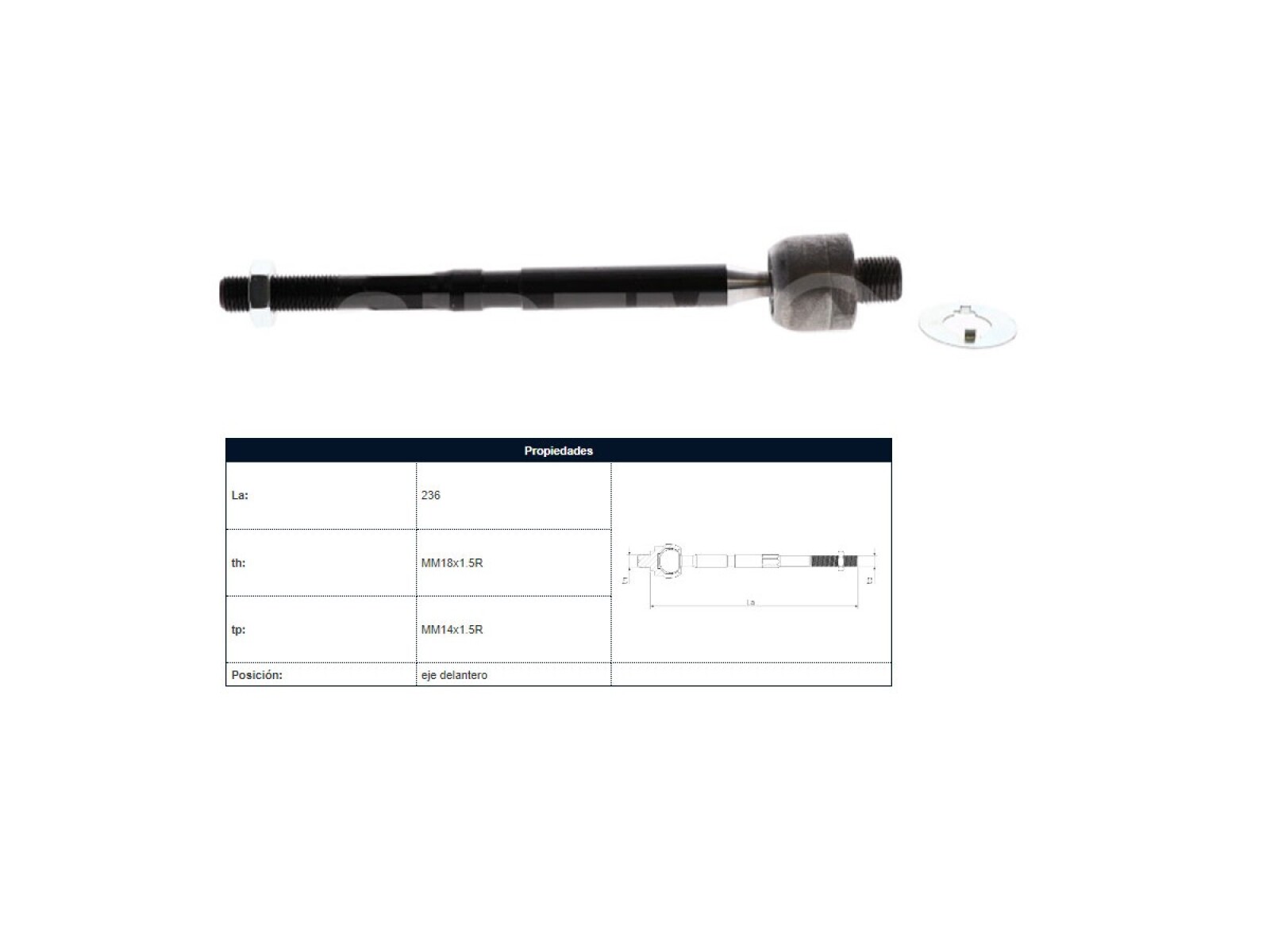 Mate Honda Fit 09-13 Der/Izq 