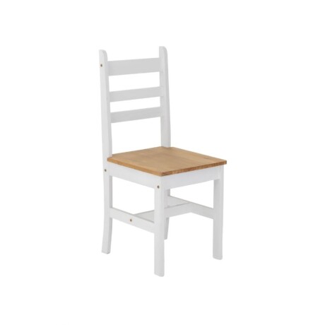 Juego de Comedor Lucia Plus 4 Sillas Madera - Blanco 2794 Juego de Comedor Lucia Plus 4 Sillas Madera - Blanco 2794