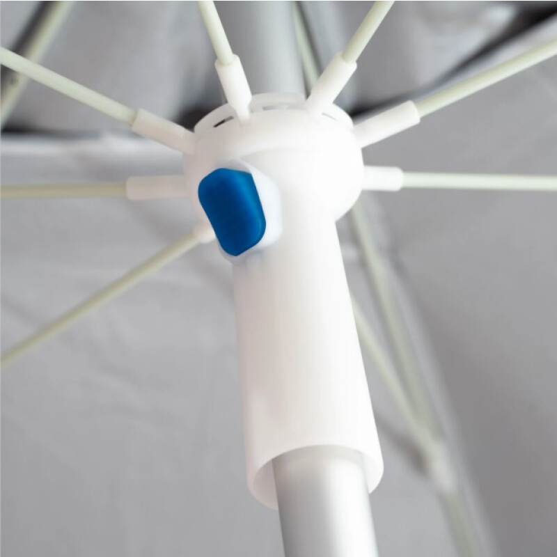 Sombrilla de Playa ALUMINIO con ROSCA 2.0mts UV50 Azul Sombrilla de Playa ALUMINIO con ROSCA 2.0mts UV50 Azul