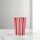 Vaso polipapel 8 oz ROJO LINES