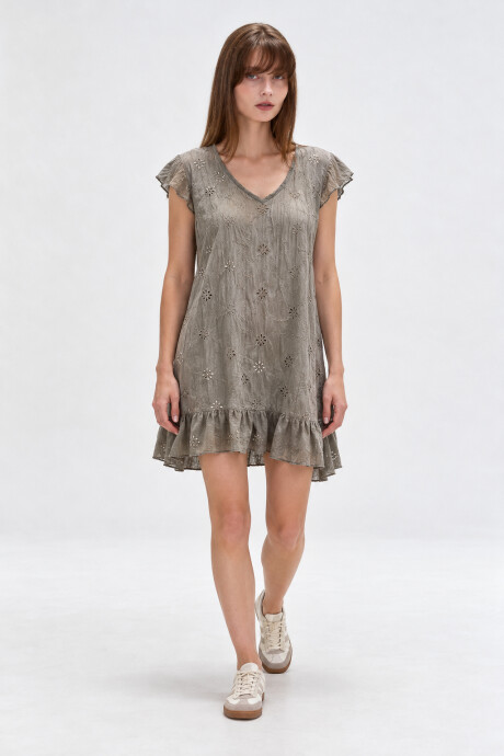Vestido Tieor Gris Oscuro